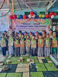 PELEPASAN SISWA SISWI TK MASYITHOH SOKOKEREP TAHUN PELAJARAN 2024/2025